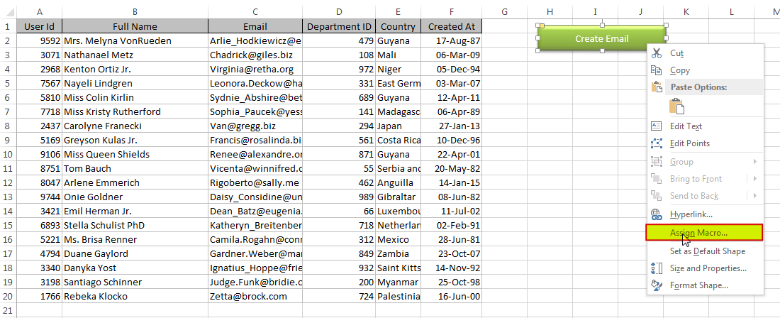 VBA Code to Convert Excel Range into HTML Table