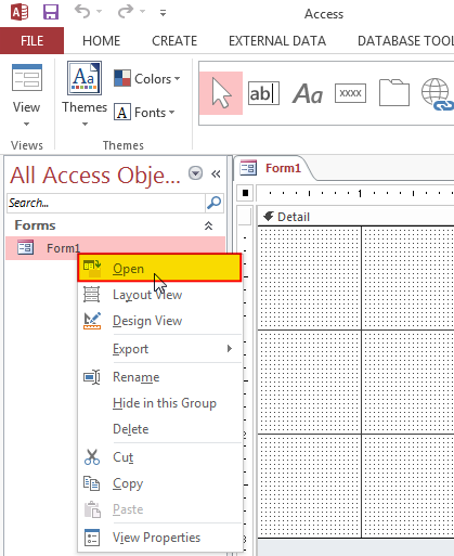 ms access vba loading progress bar