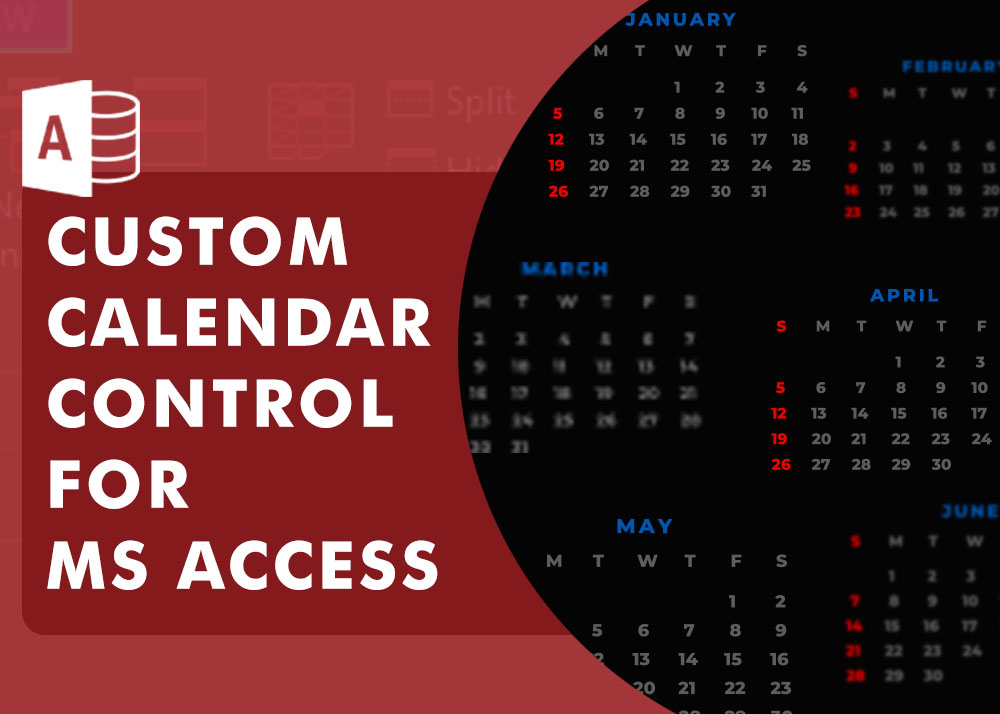 Custom Calendar Control For MS Access VBA Tricks 2023