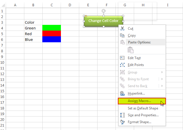 excel if then formula color cell