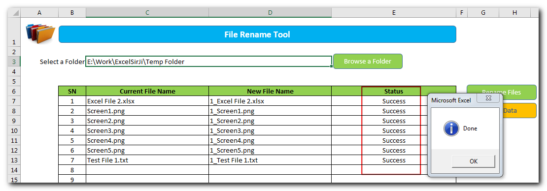 excel dummy data generator