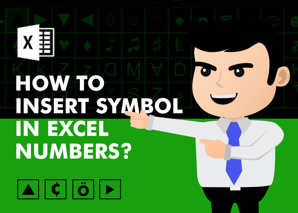 excel symbols read as number