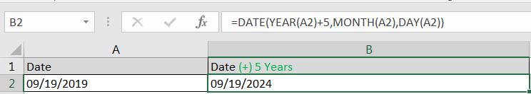 Adding Years in Dates