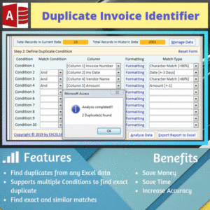 Duplicate Invoice Identifier