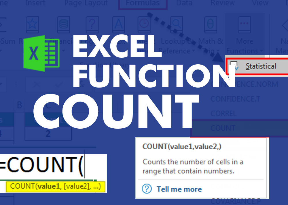 Excel Count Function How To Use 2024 Complete Guide 1720
