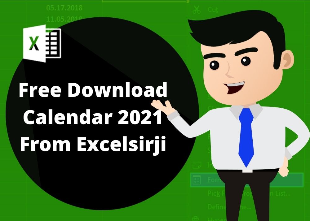 Excelsirji Excel Utilities Templates 2021 Excel Calendar