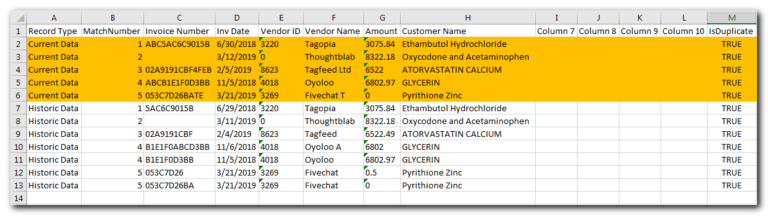 Duplicate Data Identifier