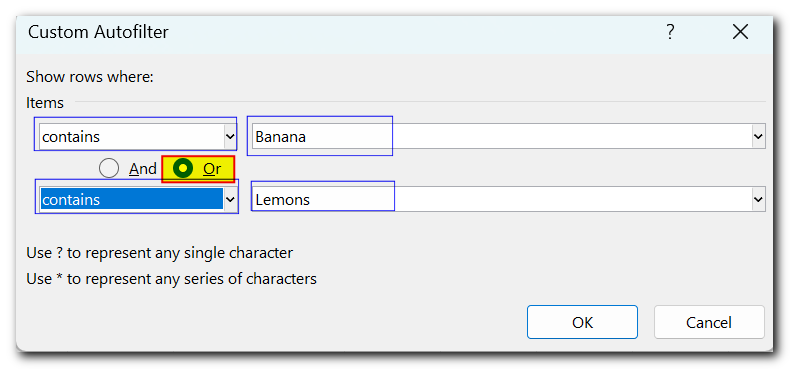 Filter with 2 criteria