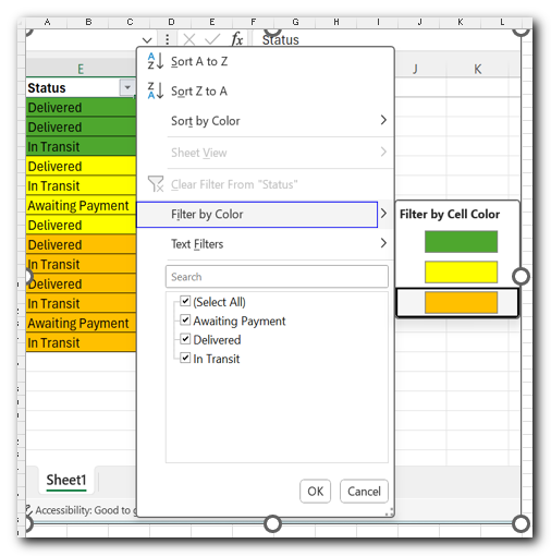 How to Use Filter in Excel