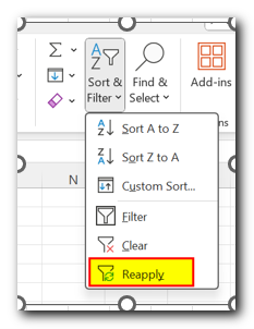 How to Use Filter in Excel