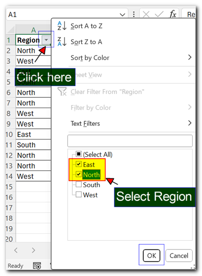 Filter by Region