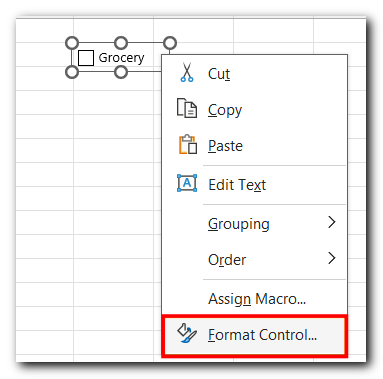 Check Box in Excel - Easy Way