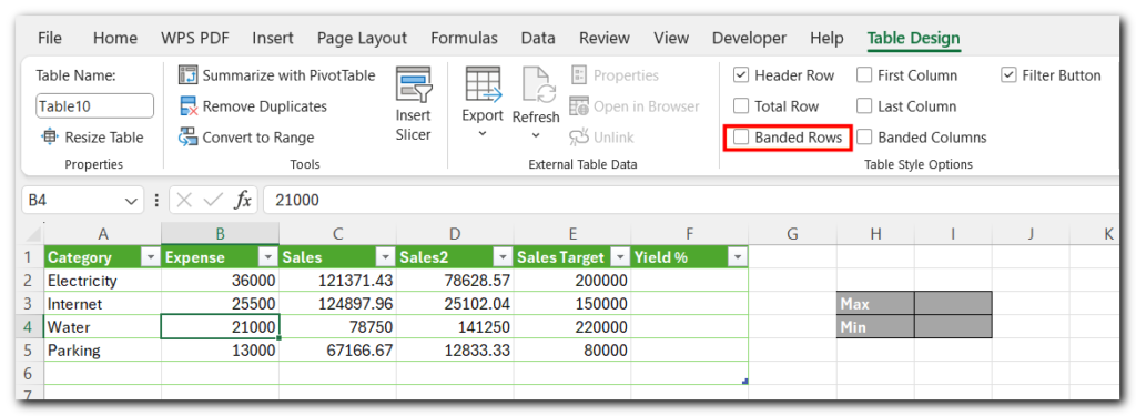 9.22 Excel Table