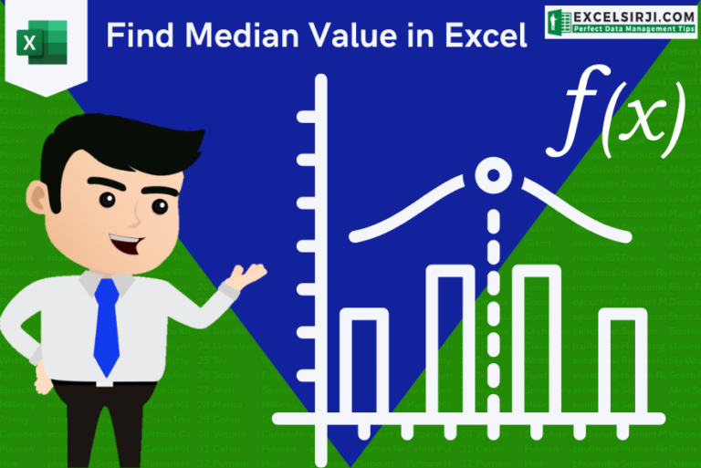 How to find Median in Excel