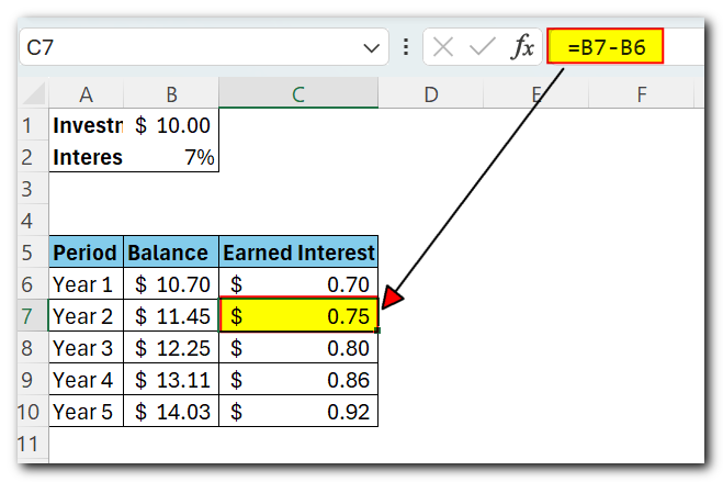 How to calculate compound interest in Excel: daily, monthly, yearly compounding