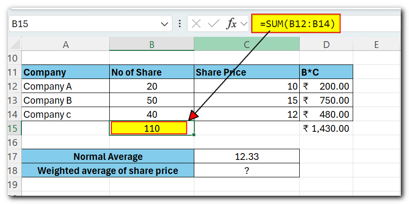 How to Calculate Weighted Average in Excel?