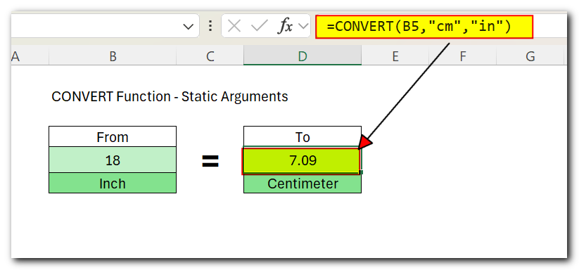 Using the CONVERT Function