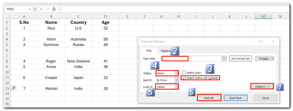 12.11 delete rows in excel