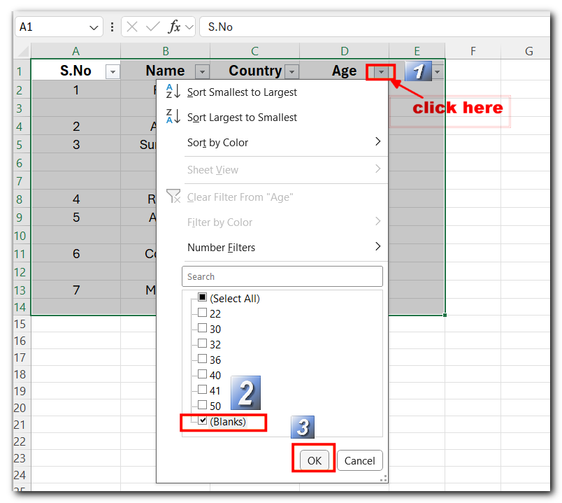 12.17 delete rows in excel