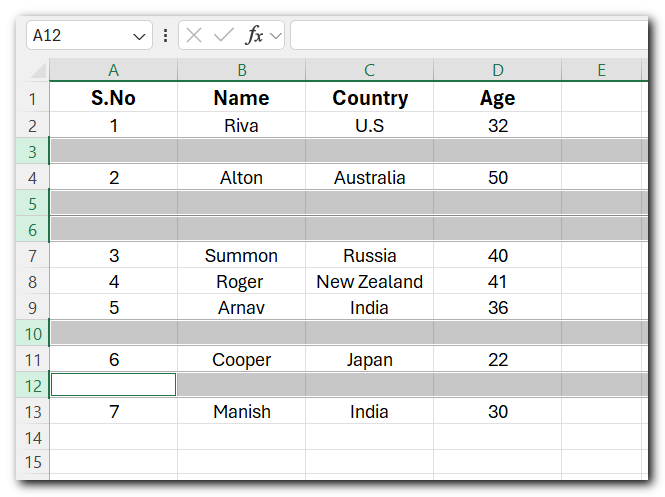 How to Delete Blank Rows in Excel - 6 Easy Methods