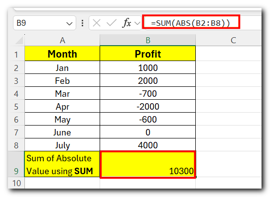 Absolute Value in Excel - Simple steps with 4 examples