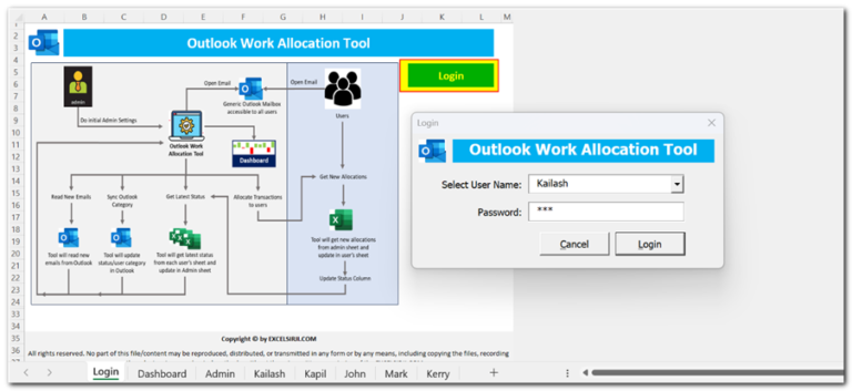 Outlook Work Allocation Tool