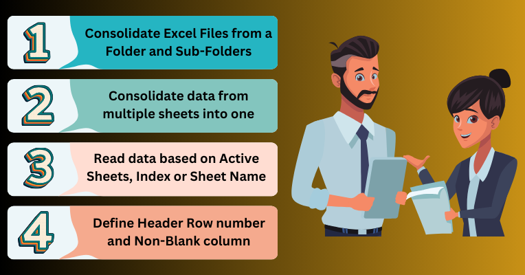 Excel Files and Sheets Consolidator