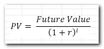 present value (PV)