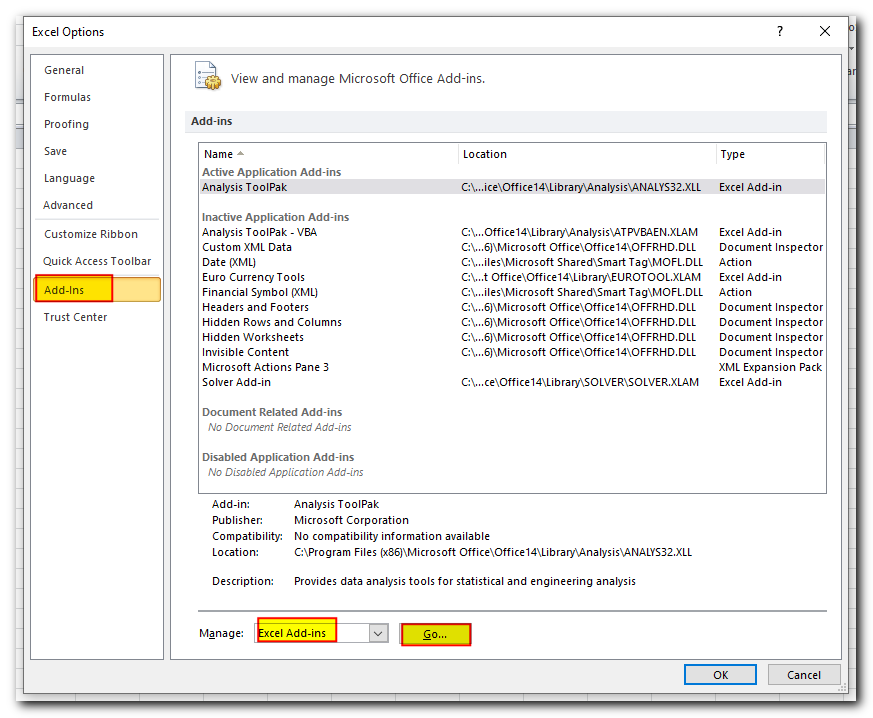 1. In your Excel, click File > Options