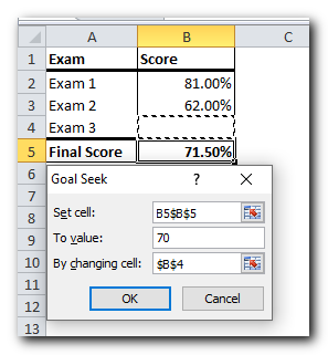 How to use Goal Seek in Excel for What-If analysis