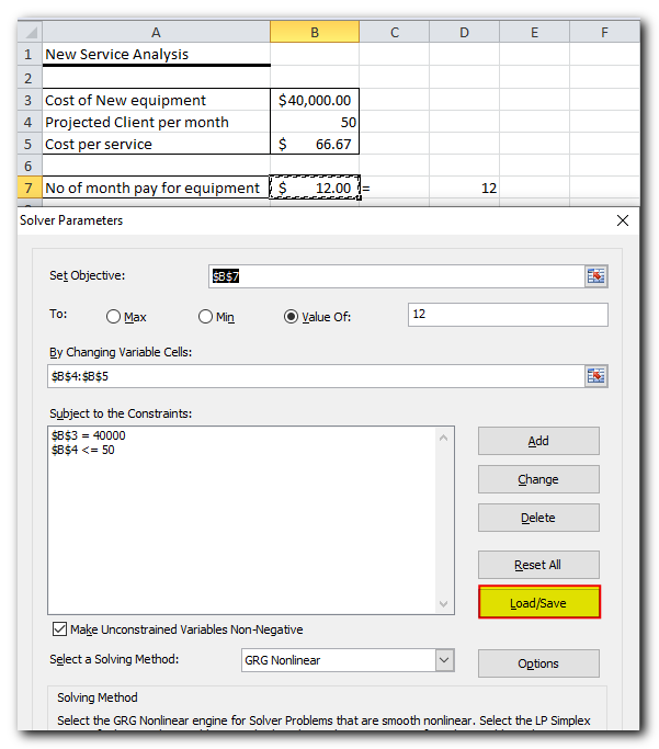 How to use Solver in Excel with examples