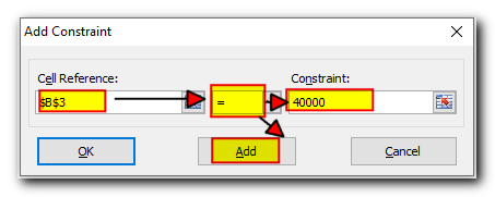 Add Constraints