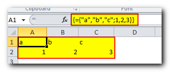 How to Use Array Function in Excel