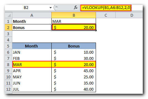 Offset function with Vlookup formula