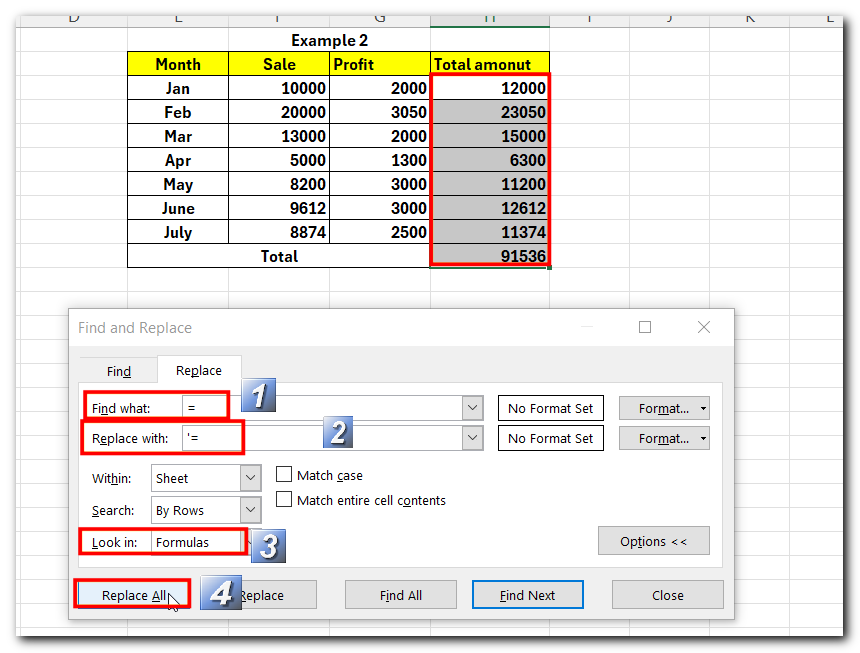 Show Formulas in Excel - 5 Easy Methods