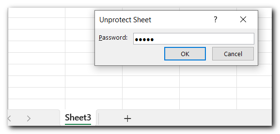 17.3 unprotect sheet