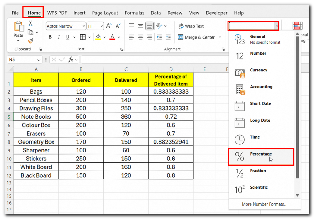 Calculate Percentage in Excel - 4 Easy and Quickest ways