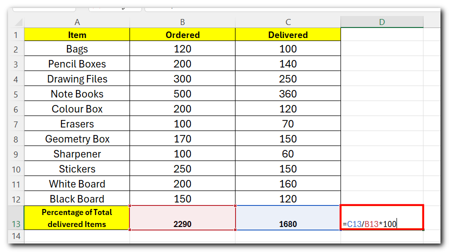 Calculate Percentage in Excel - 4 Easy and Quickest ways