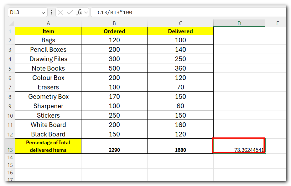 Calculate Percentage in Excel - 4 Easy and Quickest ways