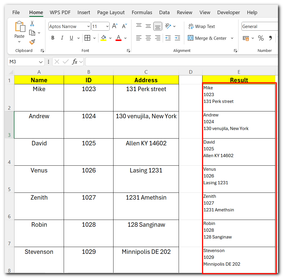 How to Add New Line in Excel Cell - 4 Easy Methods