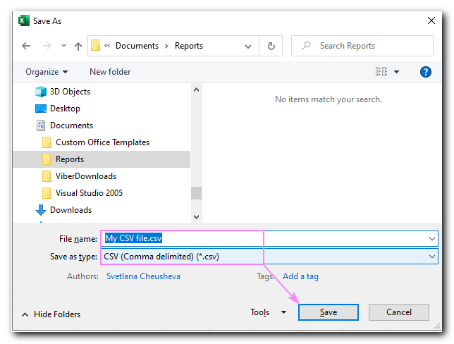 How to convert CSV file to Excel (open or import)