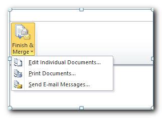 How to mail merge from Excel to Word