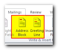 How to mail merge from Excel to Word