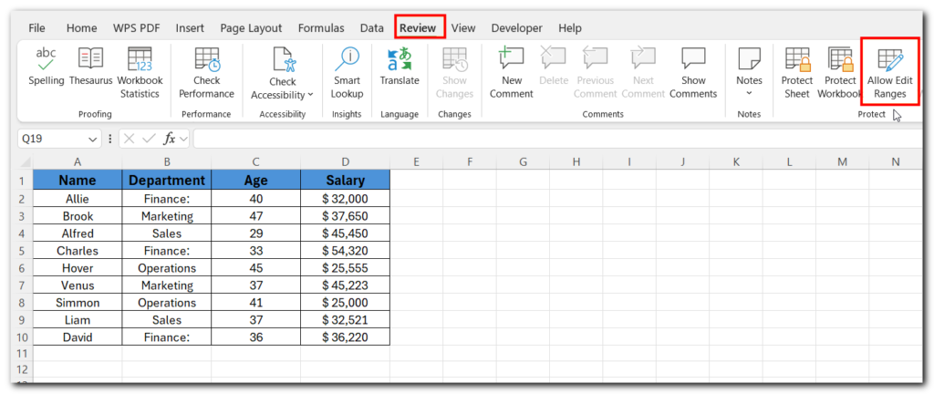 Lock a Column in Excel - 3 Easy and Simple Methods