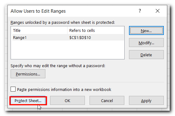 22.17 lock column in excel