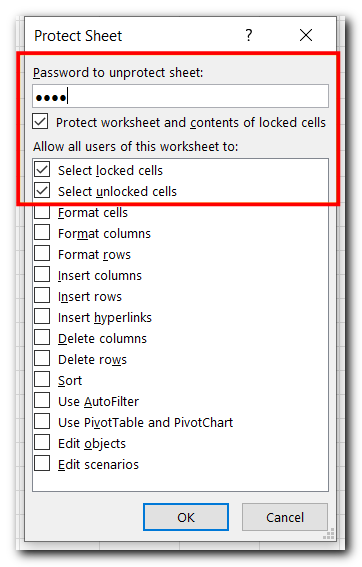 22.18 lock column in excel