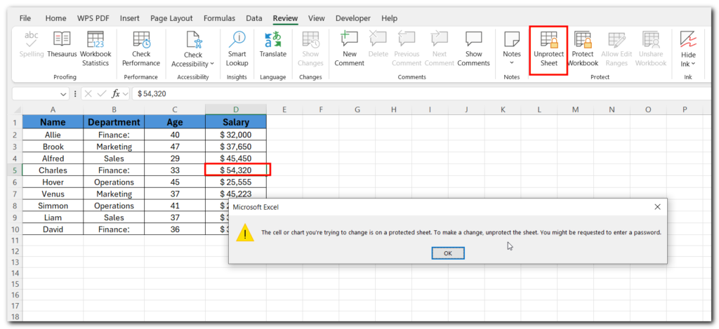 Lock a Column in Excel - 3 Easy and Simple Methods