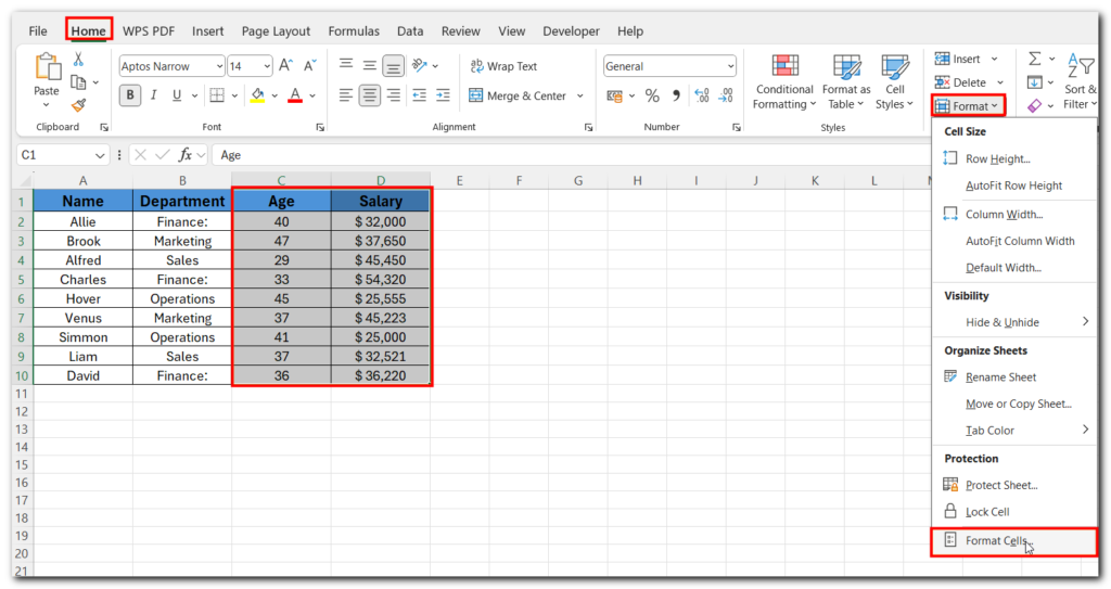 Lock a Column in Excel - 3 Easy and Simple Methods