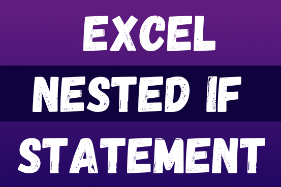 ExcelSirJi | Excel Nested If Statement