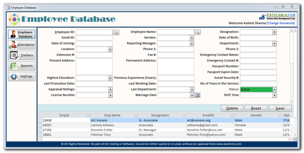 Employee Database Tool